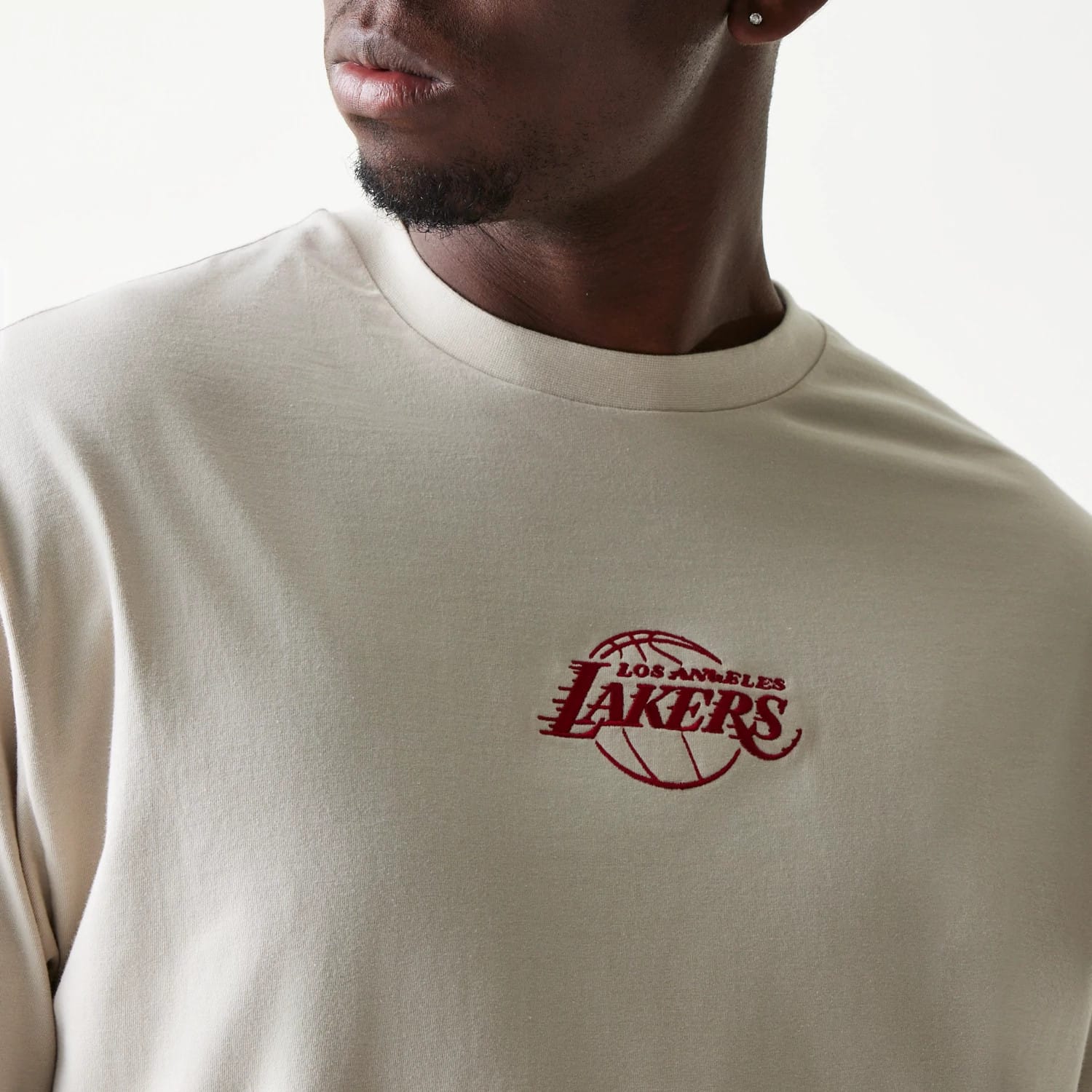 NBA League Essential LA Lakers Cream Oversized T-Shirt | NEC EU