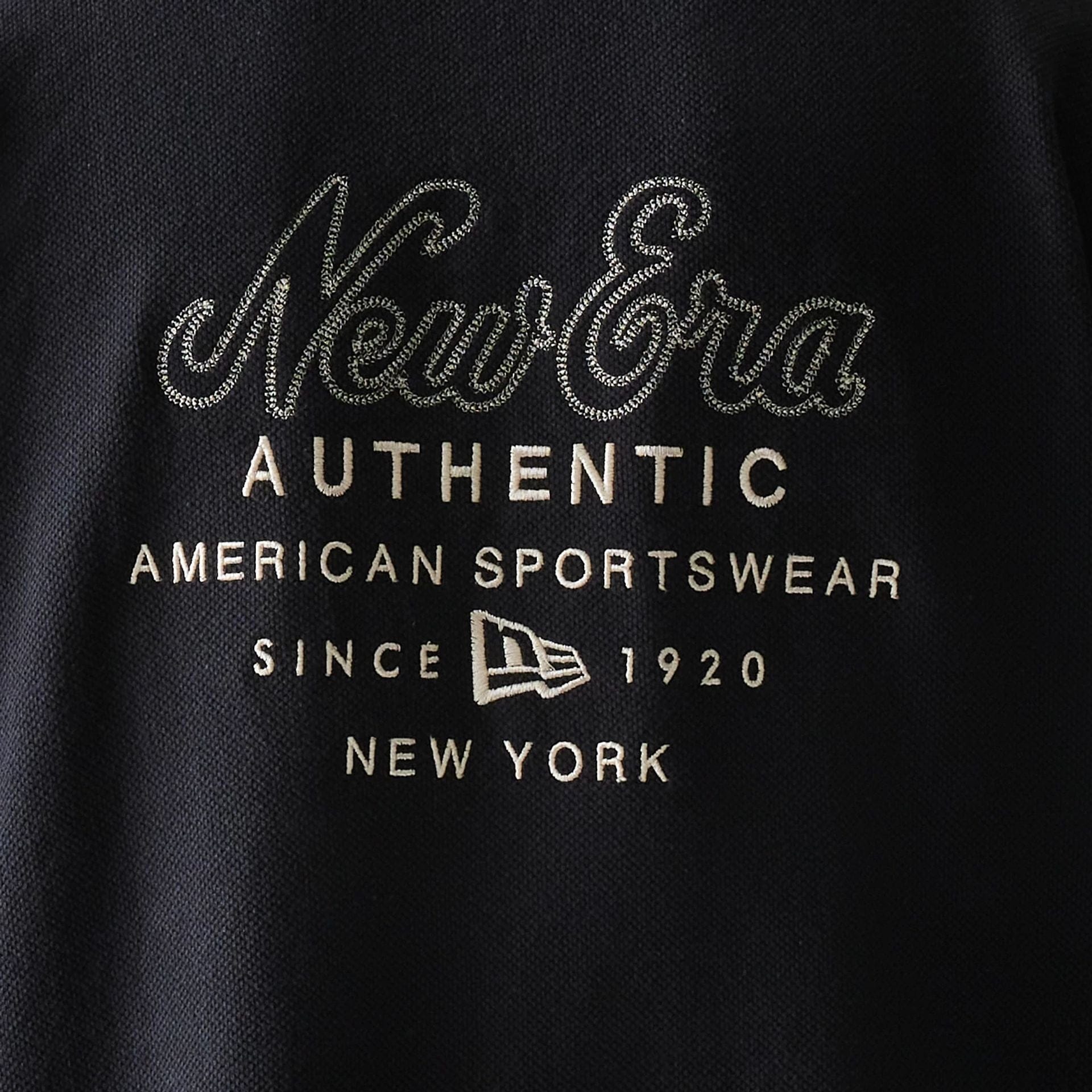 The model is wearing this New Era Graphic Polo T-Shirt in black. 6