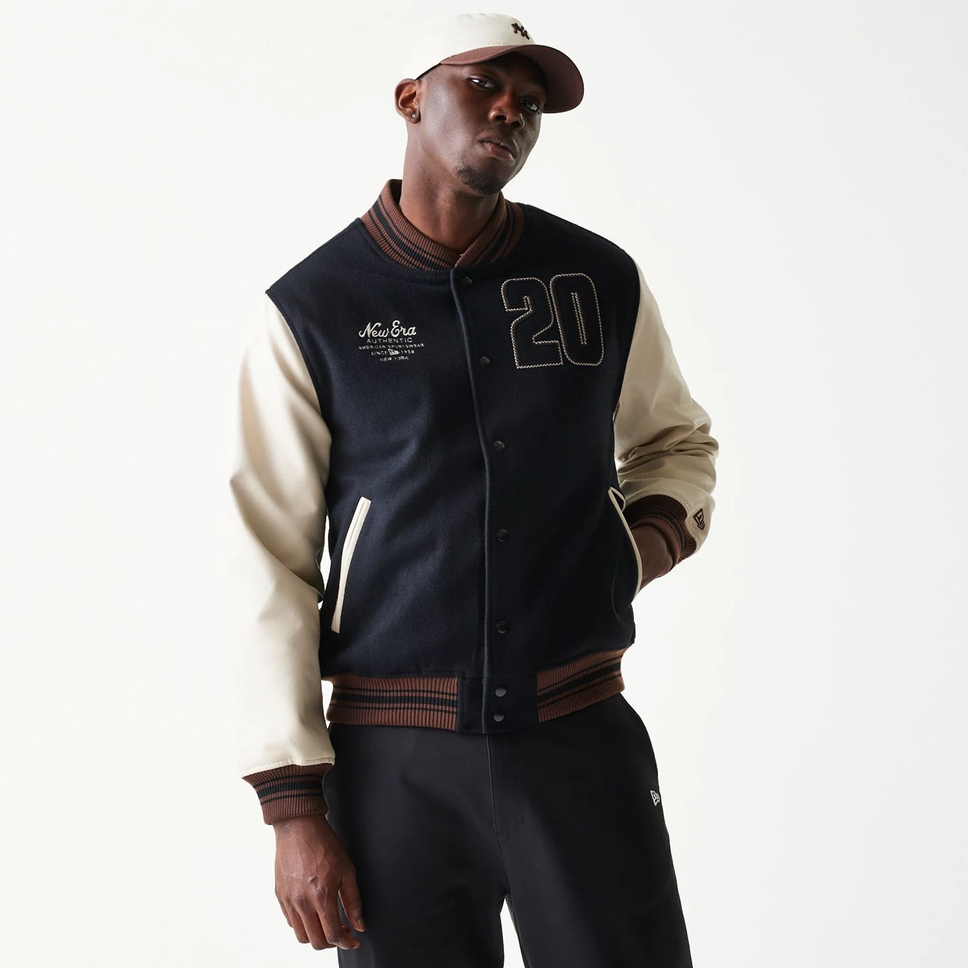 New Era Varsity Black Jacket | NEC EU