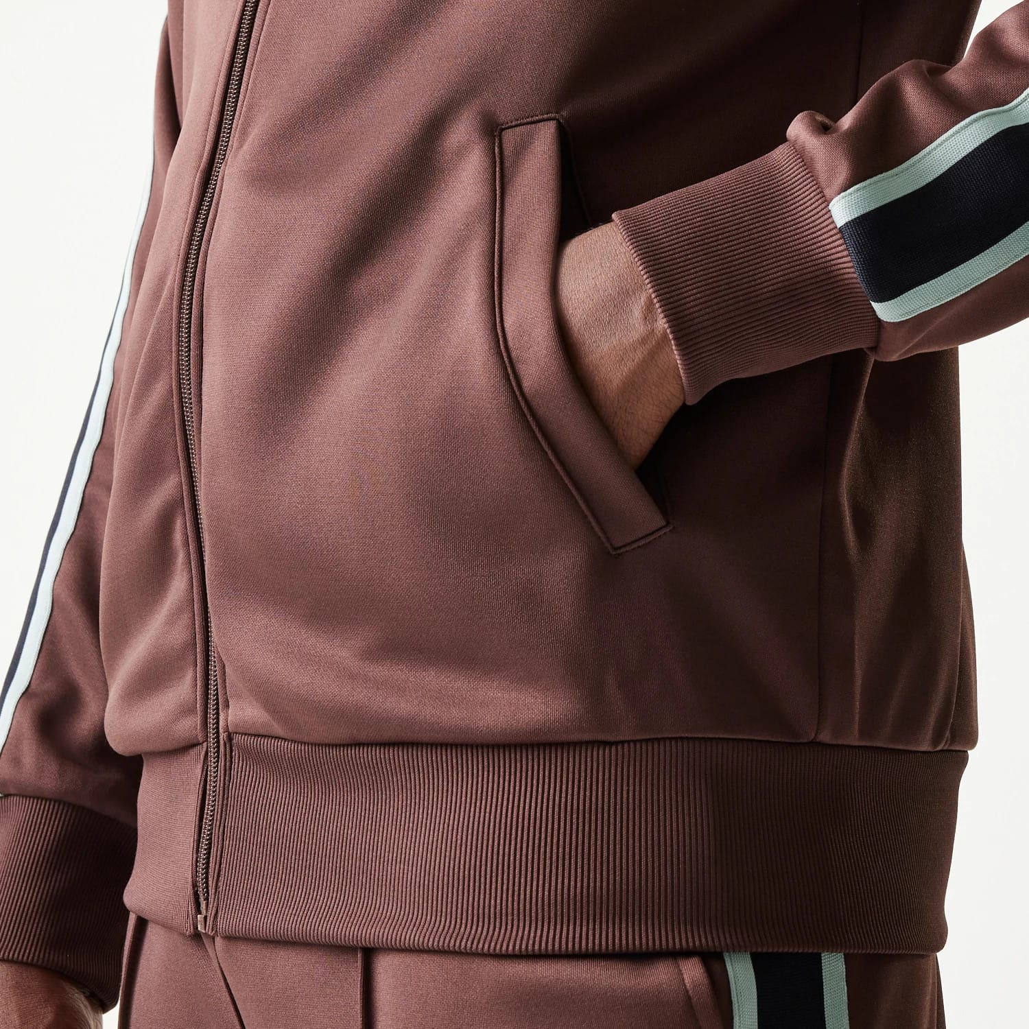 New Era Script Brown Track Jacket | NEC EU