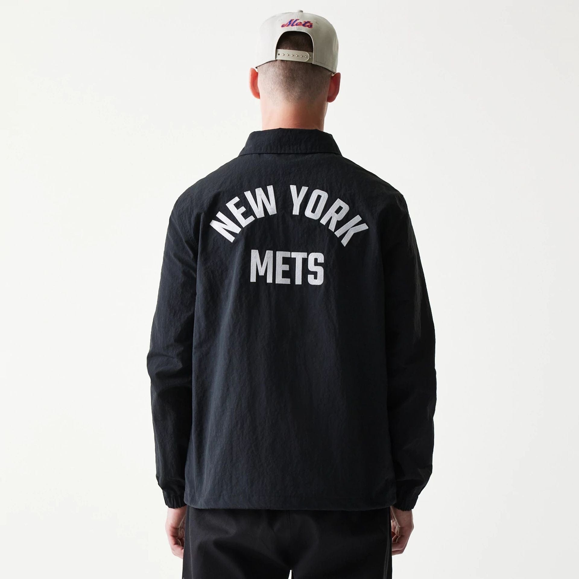 MLB Coaches New York Mets Black Jacket | NEC EU