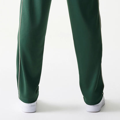 The model is wearing this MLB Piping LA Dodgers Straight Leg Joggers in dark green. 7
