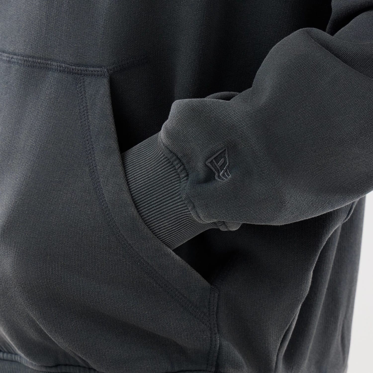 MLB Washed LA Dodgers Dark Grey Full Zip Hoodie | NEC EU