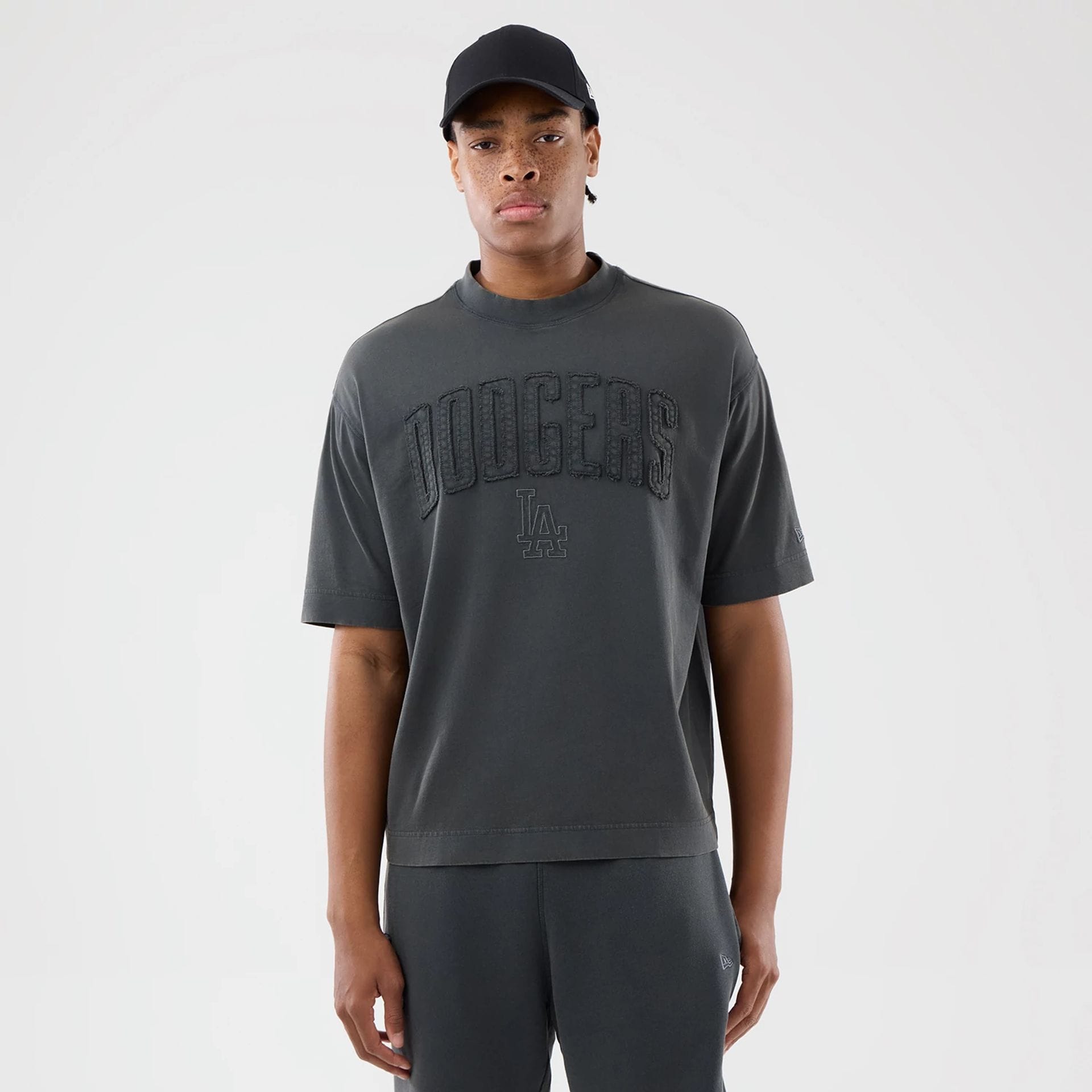 MLB Washed LA Dodgers Dark Grey T-Shirt | NEC EU