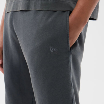 The model is wearing this MLB Washed LA Dodgers Shorts in Dark Grey. 4