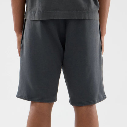 The model is wearing this MLB Washed LA Dodgers Shorts in Dark Grey. 6