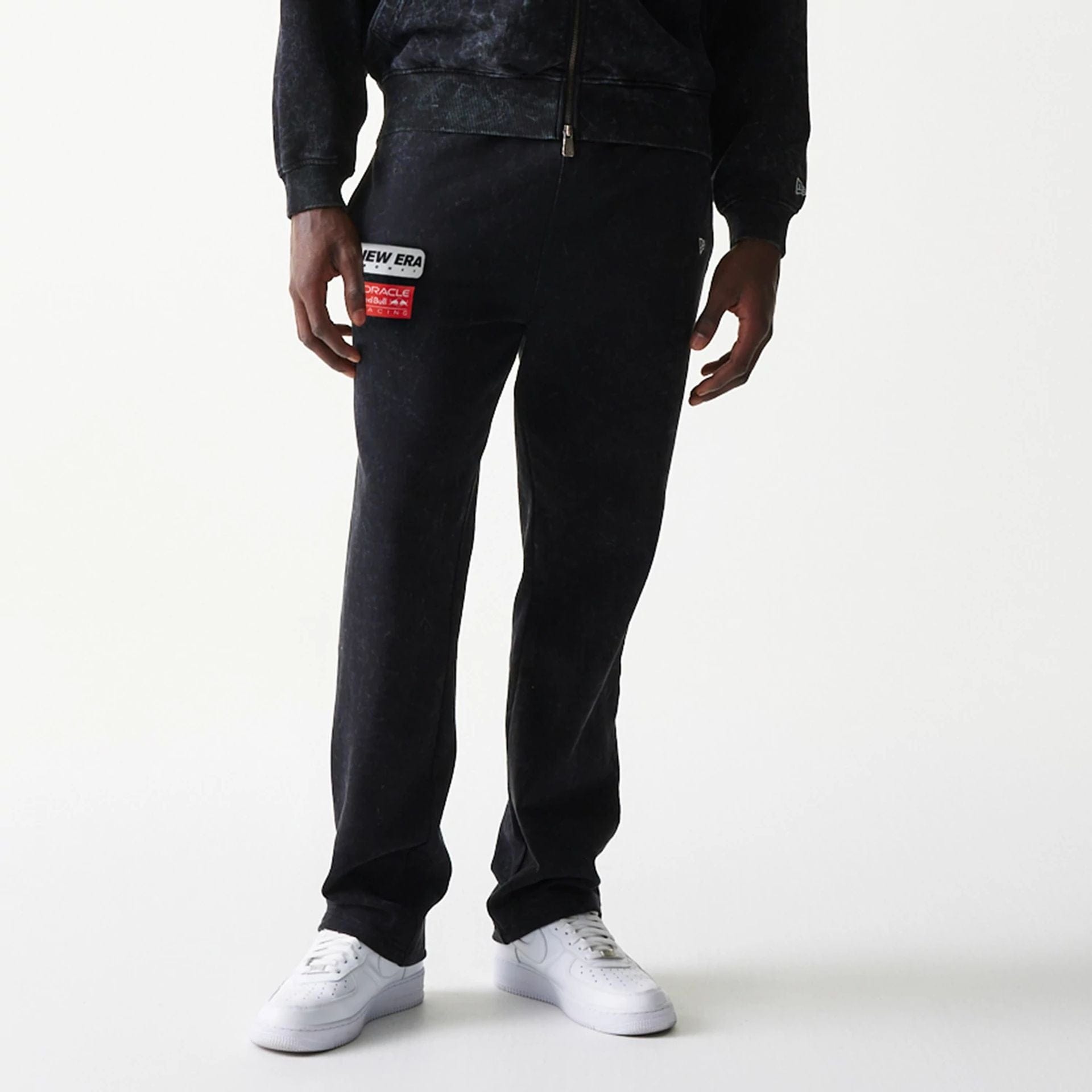 The model is wearing this Red Bull Racing Straight Leg Joggers in black. 7
