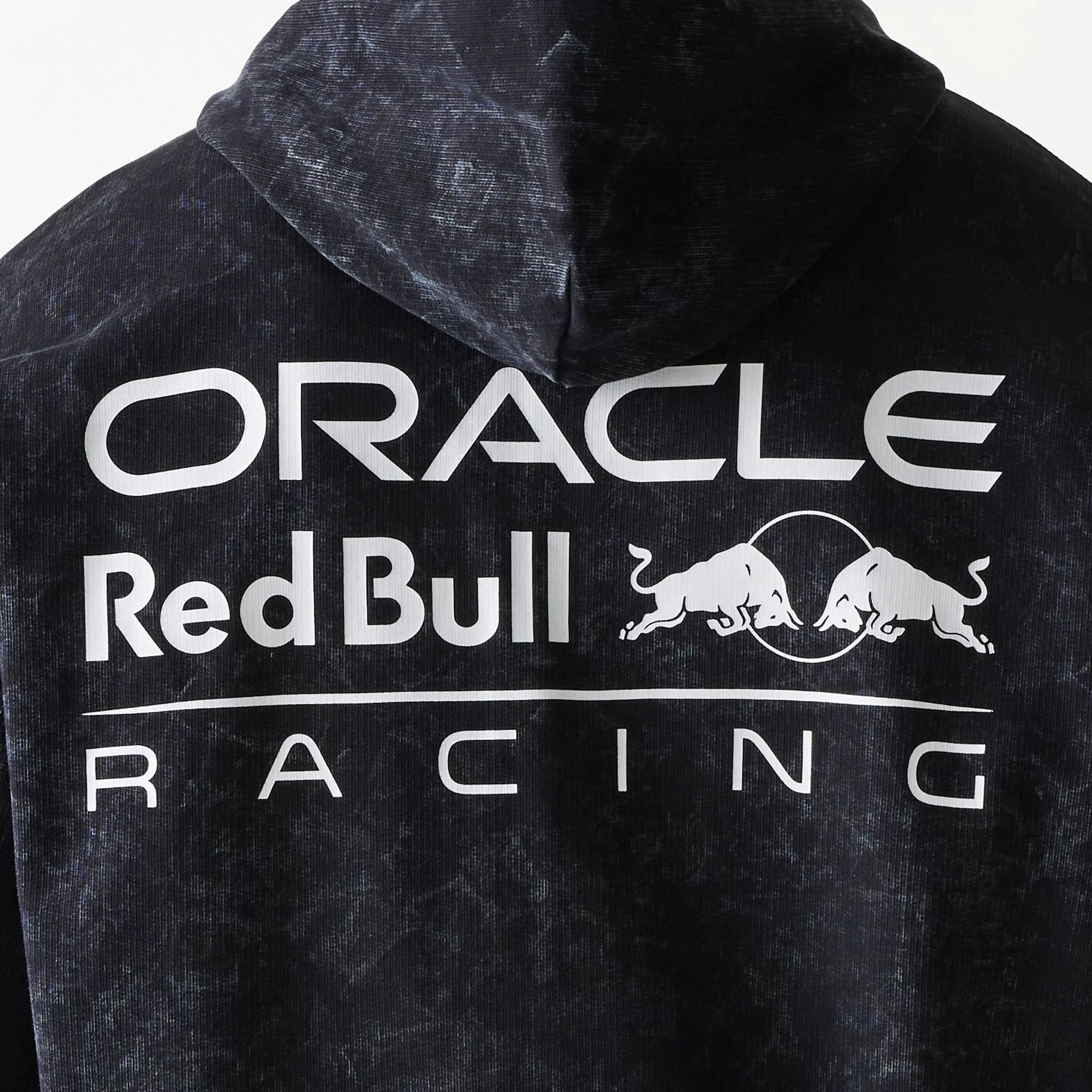 Red Bull Racing Black Dropped Shoulder Full Zip Hoodie | NEC EU
