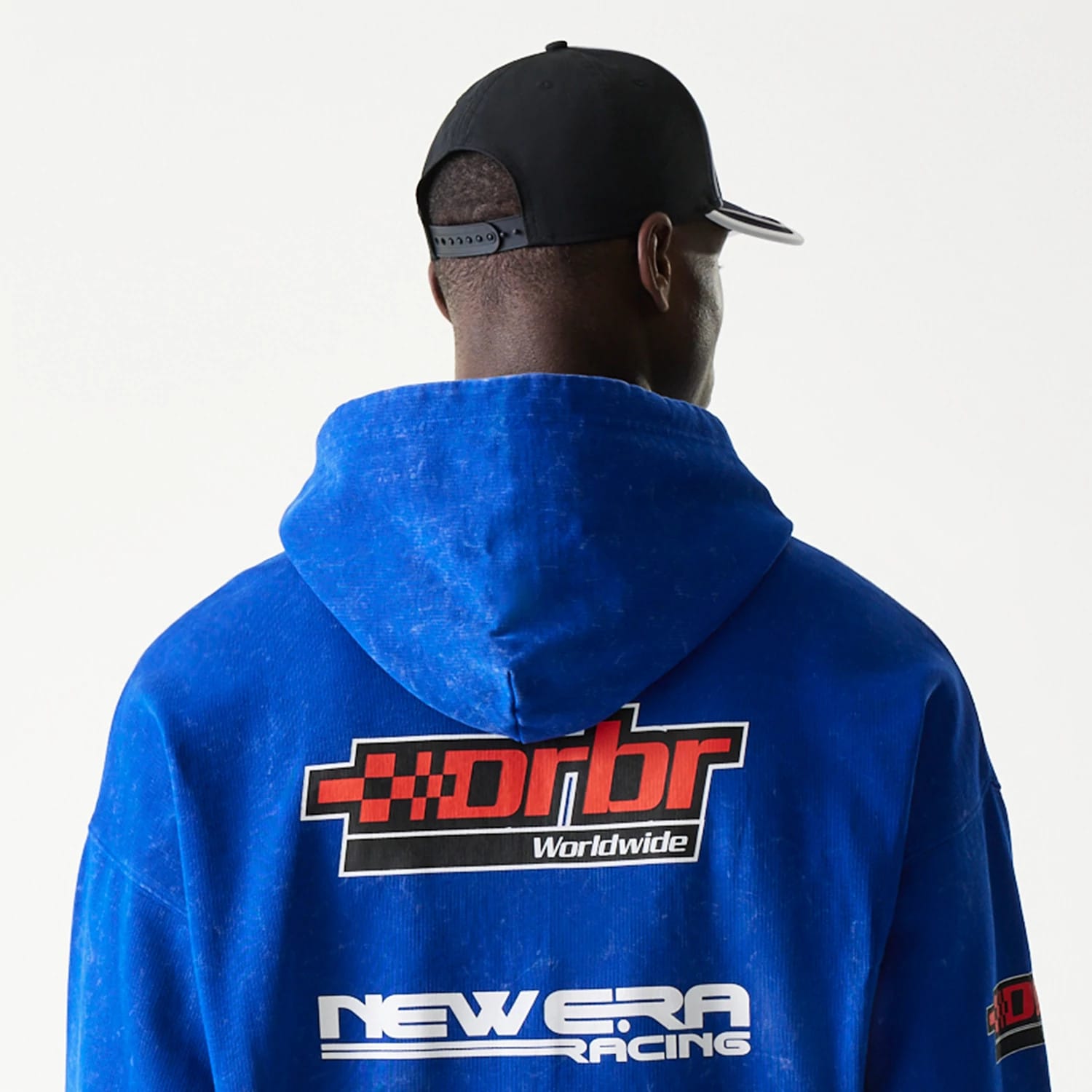 Red Bull Racing Graphic Blue Dropped Shoulder Full Zip Hoodie | NEC EU