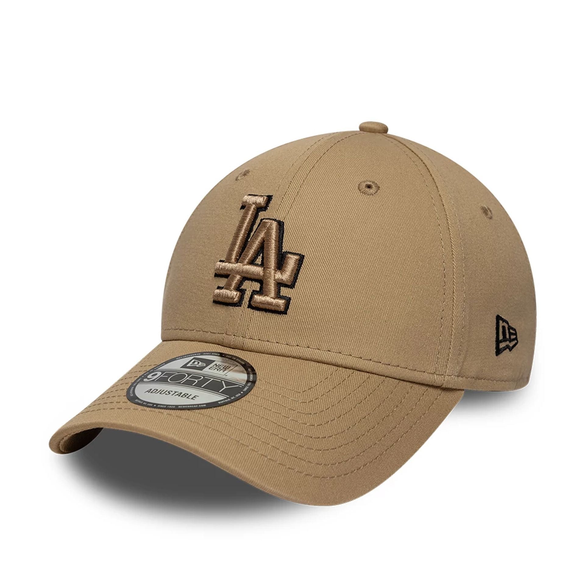 Pictured is this MLB Team Outline LA Dodgers 9FORTY in light beige. 1