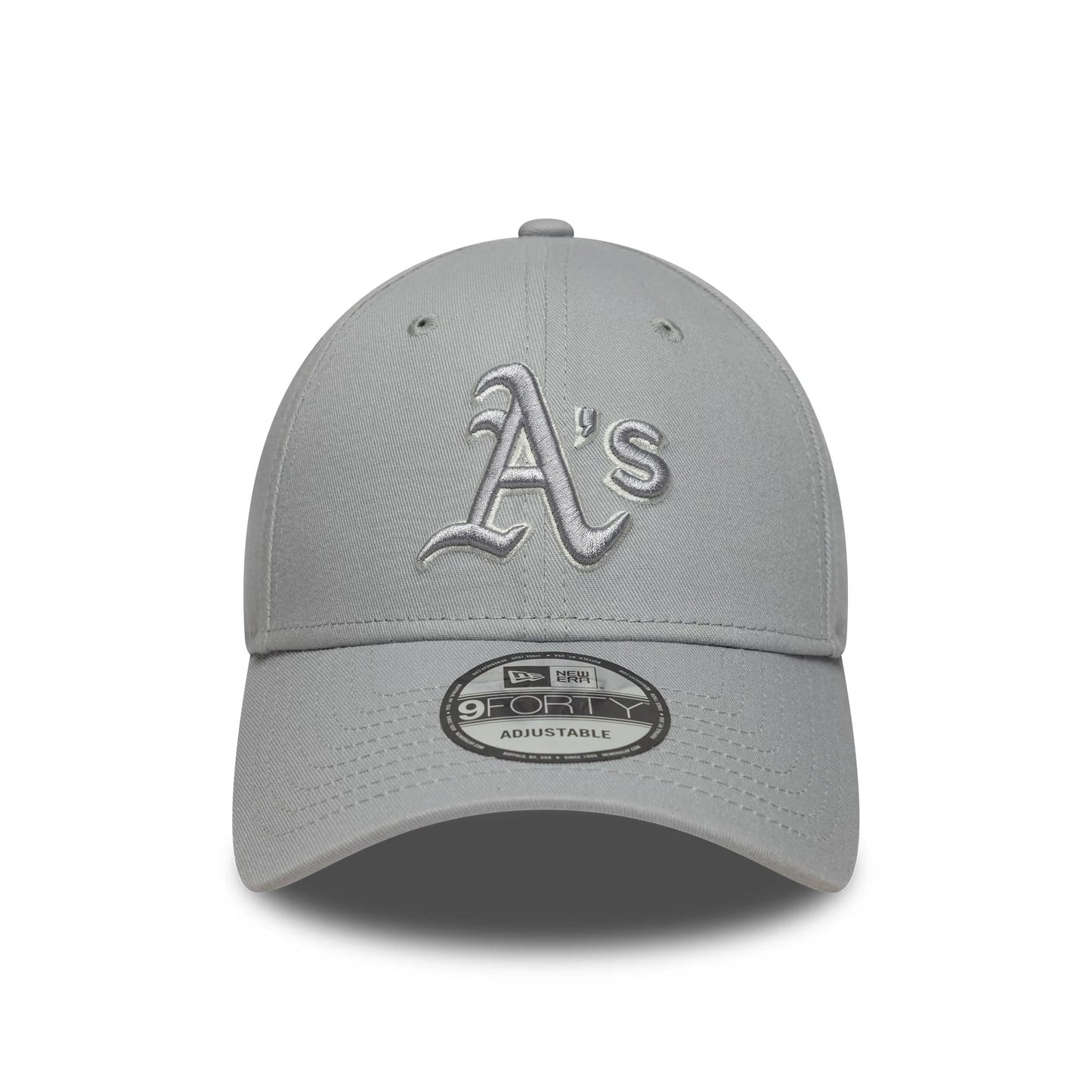 Pictured is this MLB Team Outline Athletics 9FORTY in grey. 2