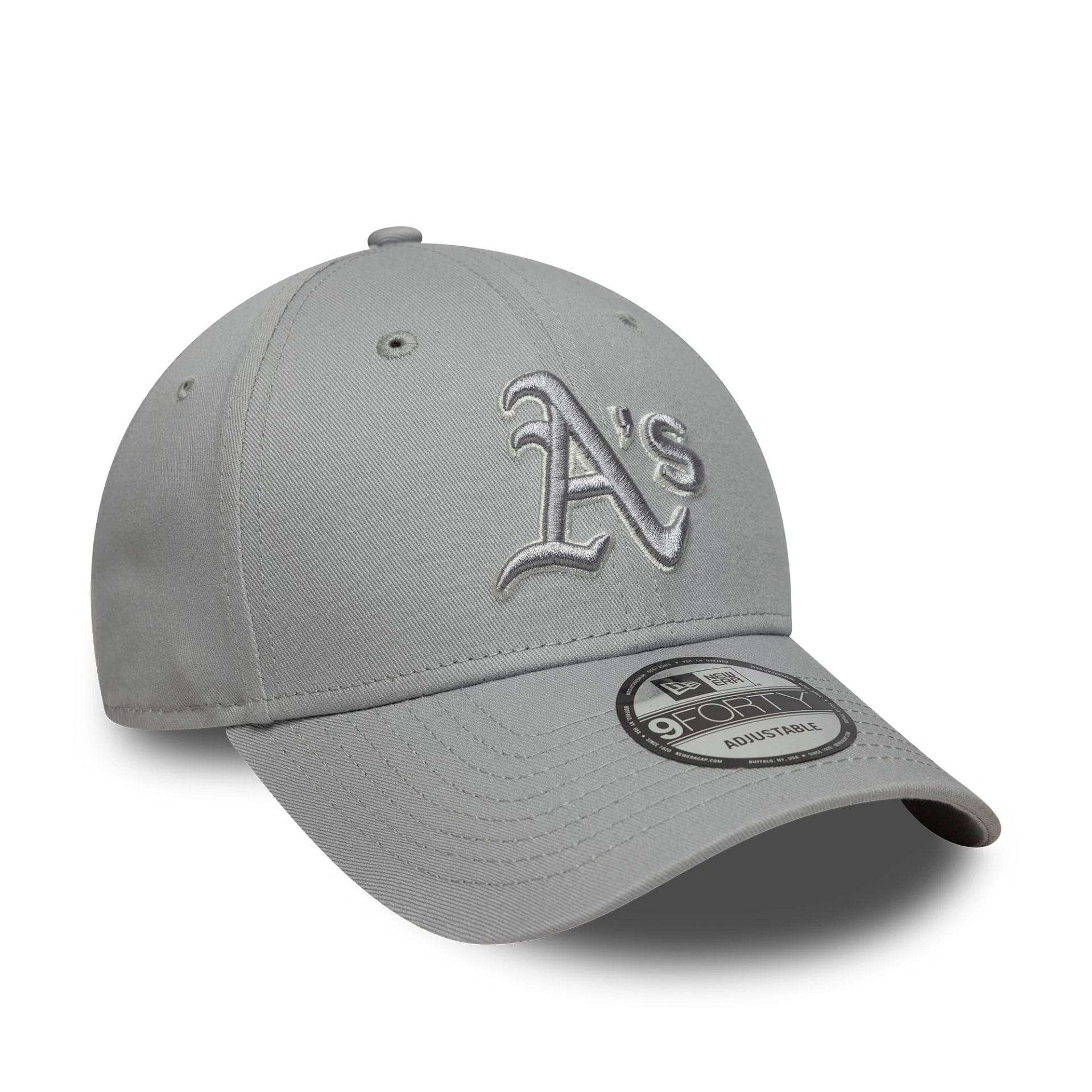 Pictured is this MLB Team Outline Athletics 9FORTY in grey. 3