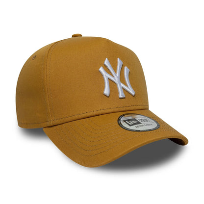 Pictured is this MLB League Essential New York Yankees 9FORTY E-Frame in beige. 3
