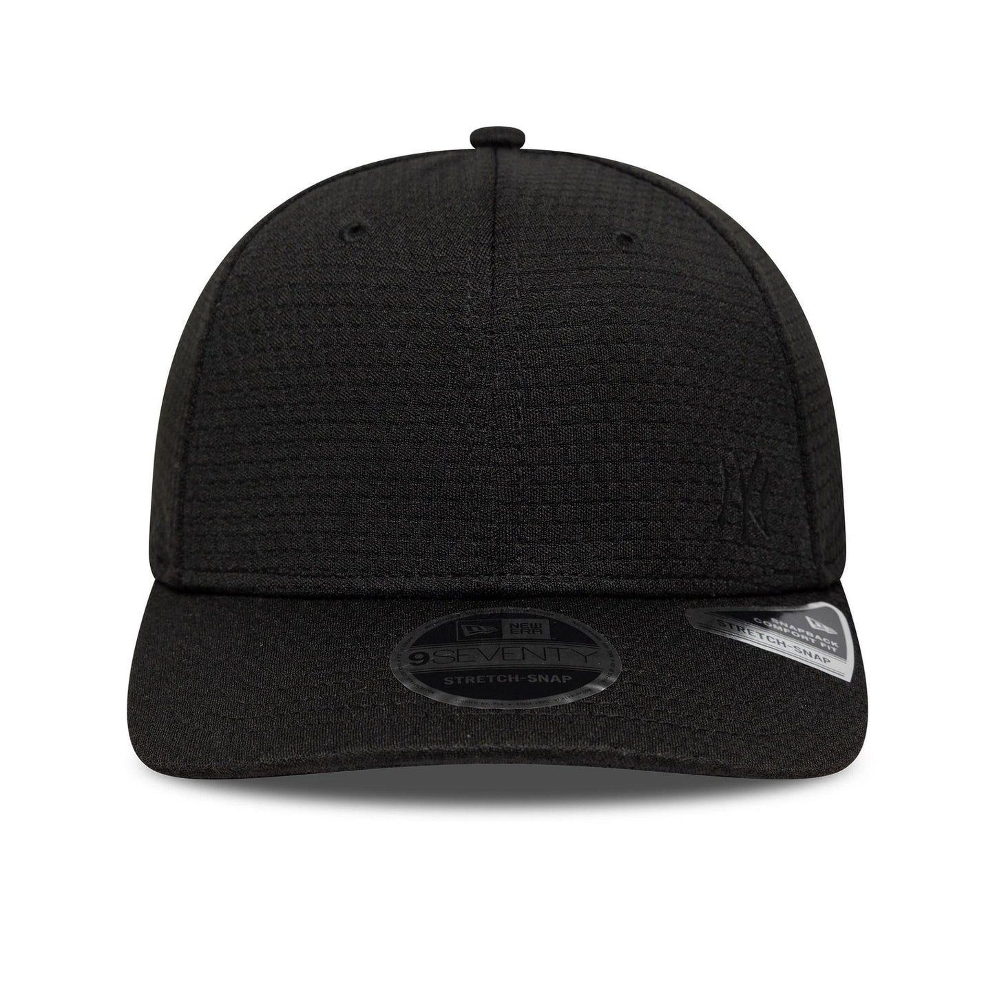 Pictured is this MLB Flawless Mesh New York Yankees 9SEVENTY Stretch Snap in black. 2