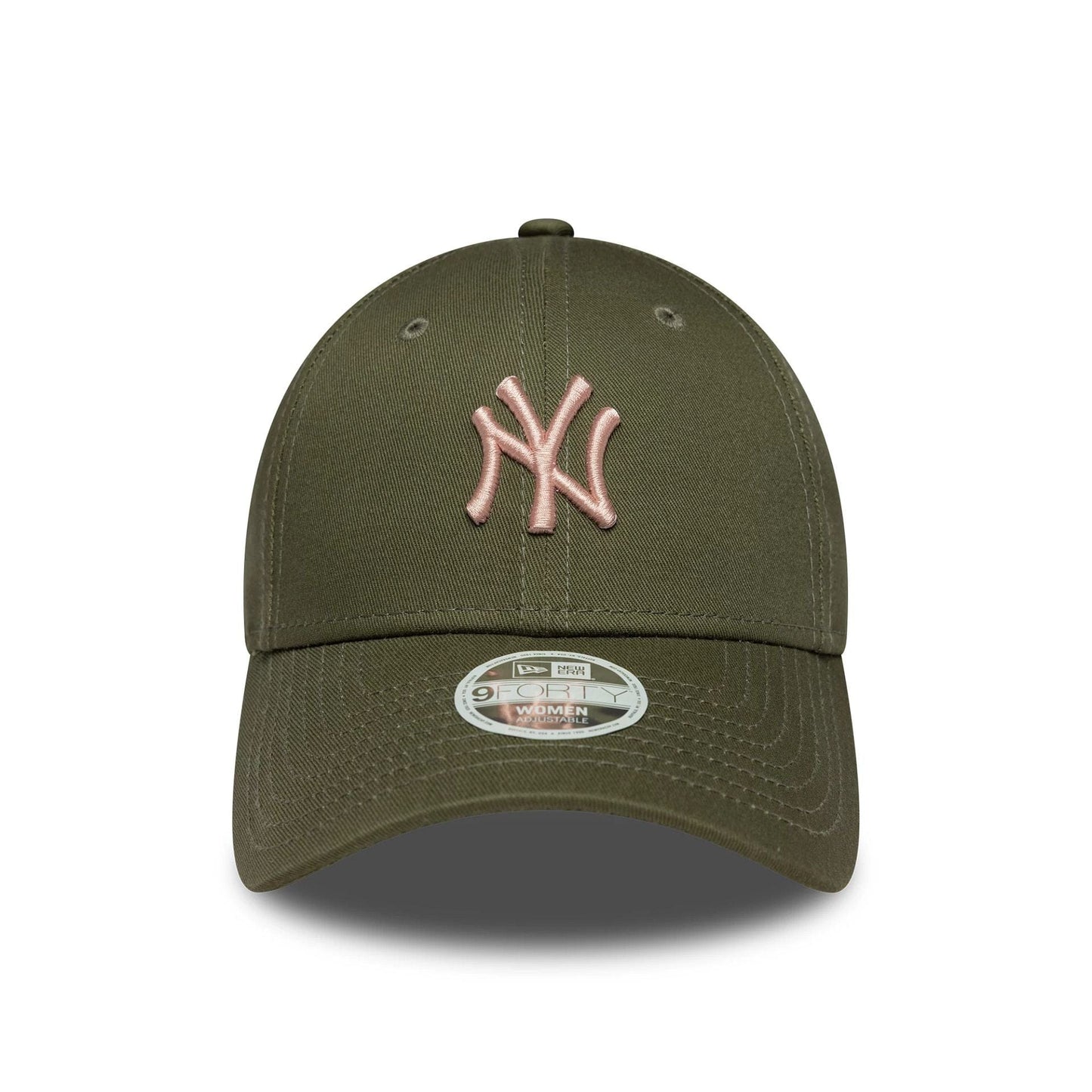 Pictured is this Womens MLB League Essential Midi New York Yankees 9FORTY in green. 2