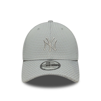 Pictured is this MLB Mesh New York Yankees 39THIRTY Stretch Fit in grey. 2