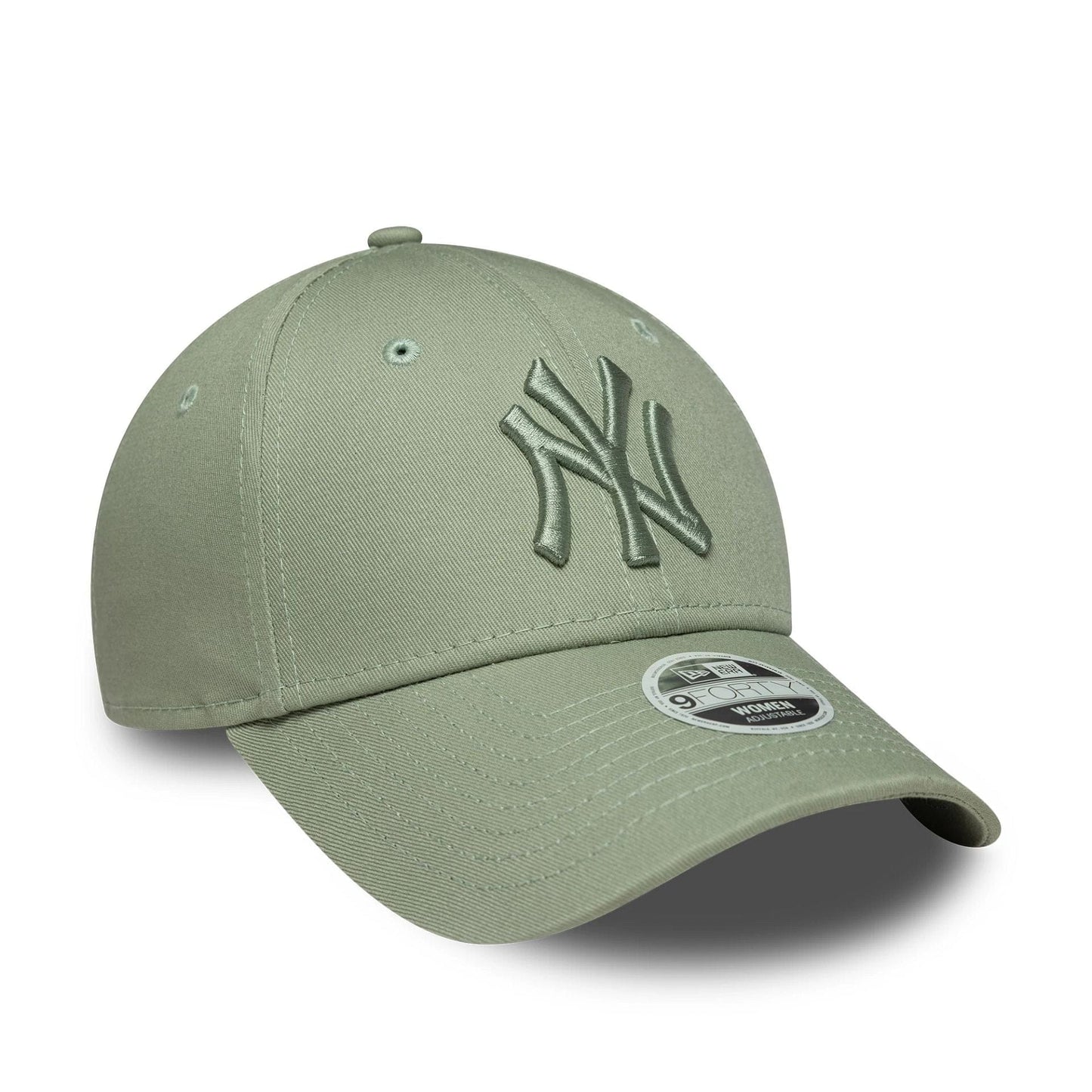 Pictured is this Womens MLB League Essential New York Yankees 9FORTY in pastel green. 3