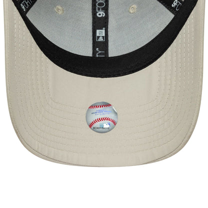 Pictured is this Womens MLB Flawless New York Yankees 9FORTY in light beige. 5