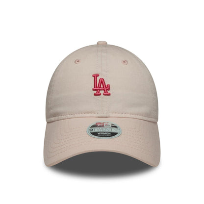 Pictured is this Womens MLB Washed Mini LA Dodgers 9TWENTY in pastel pink. 2