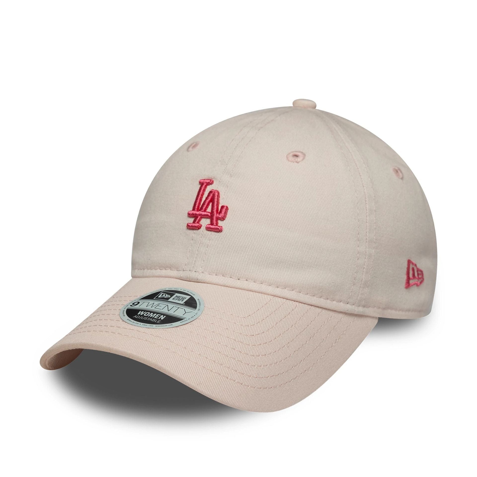Pictured is this Womens MLB Washed Mini LA Dodgers 9TWENTY in pastel pink. 1