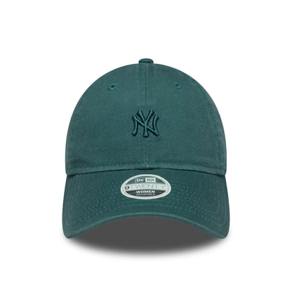 Pictured is this Womens MLB Washed Mini New York Yankees 9TWENTY in dark green. 2