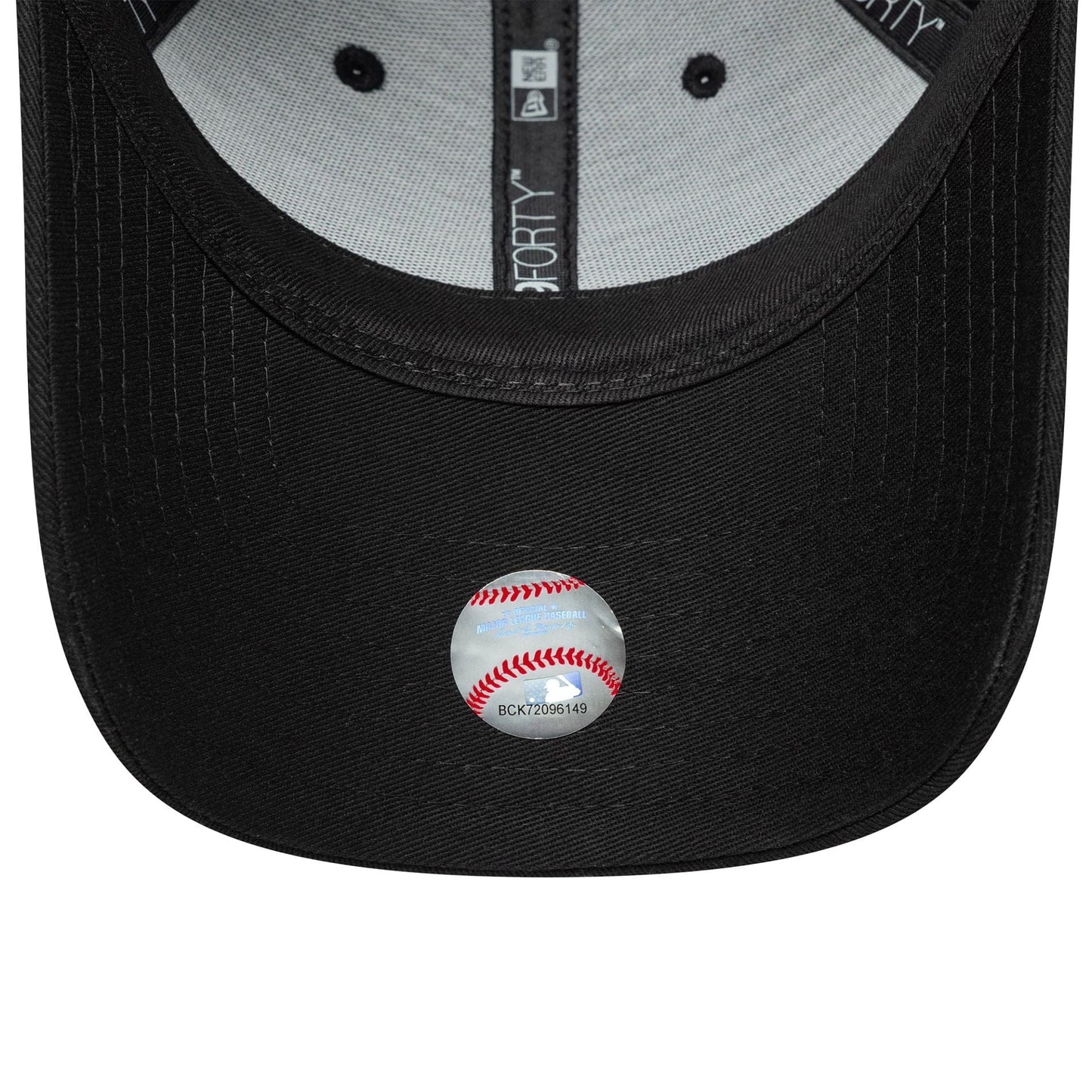 Pictured is this Womens MLB Sequin Wordmark LA Dodgers 9FORTY in black. 5