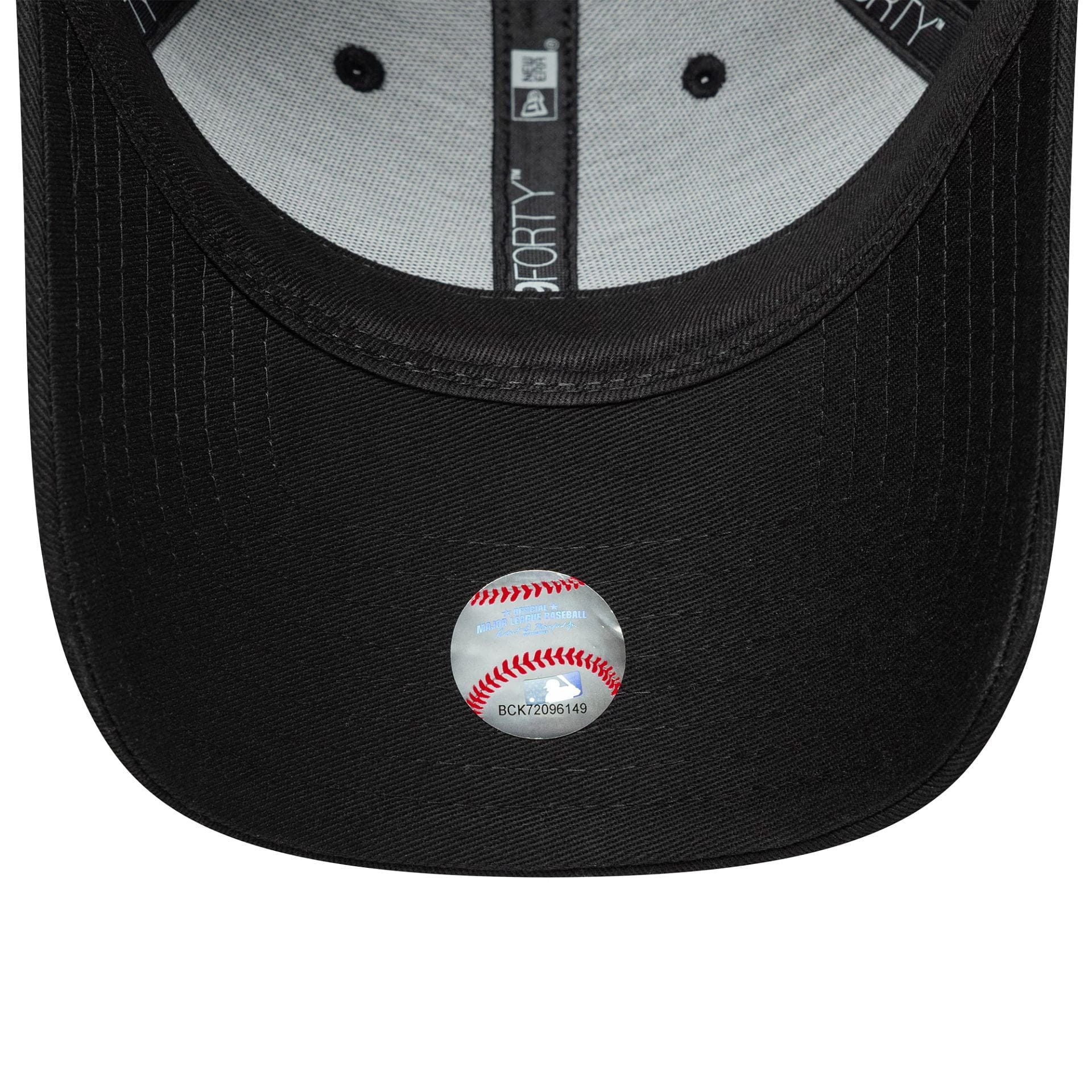 Pictured is this Womens MLB Sequin Wordmark LA Dodgers 9FORTY in black. 5