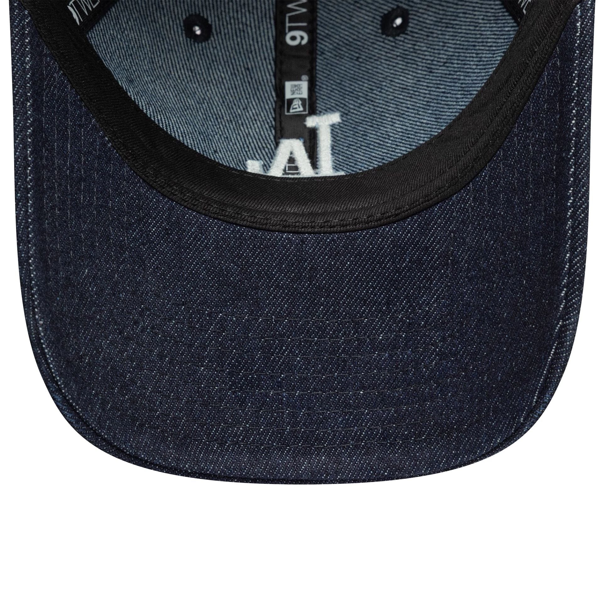 Pictured is this Womens MLB Denim Stitch LA Dodgers 9TWENTY in navy. 5