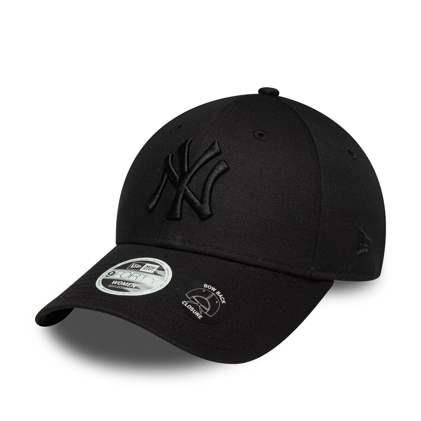 Pictured is this Womens MLB Bowback New York Yankees 9FORTY in black. 1
