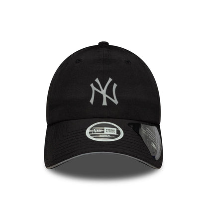 Pictured is this Womens MLB Pony Tail New York Yankees Open Back in black. 3