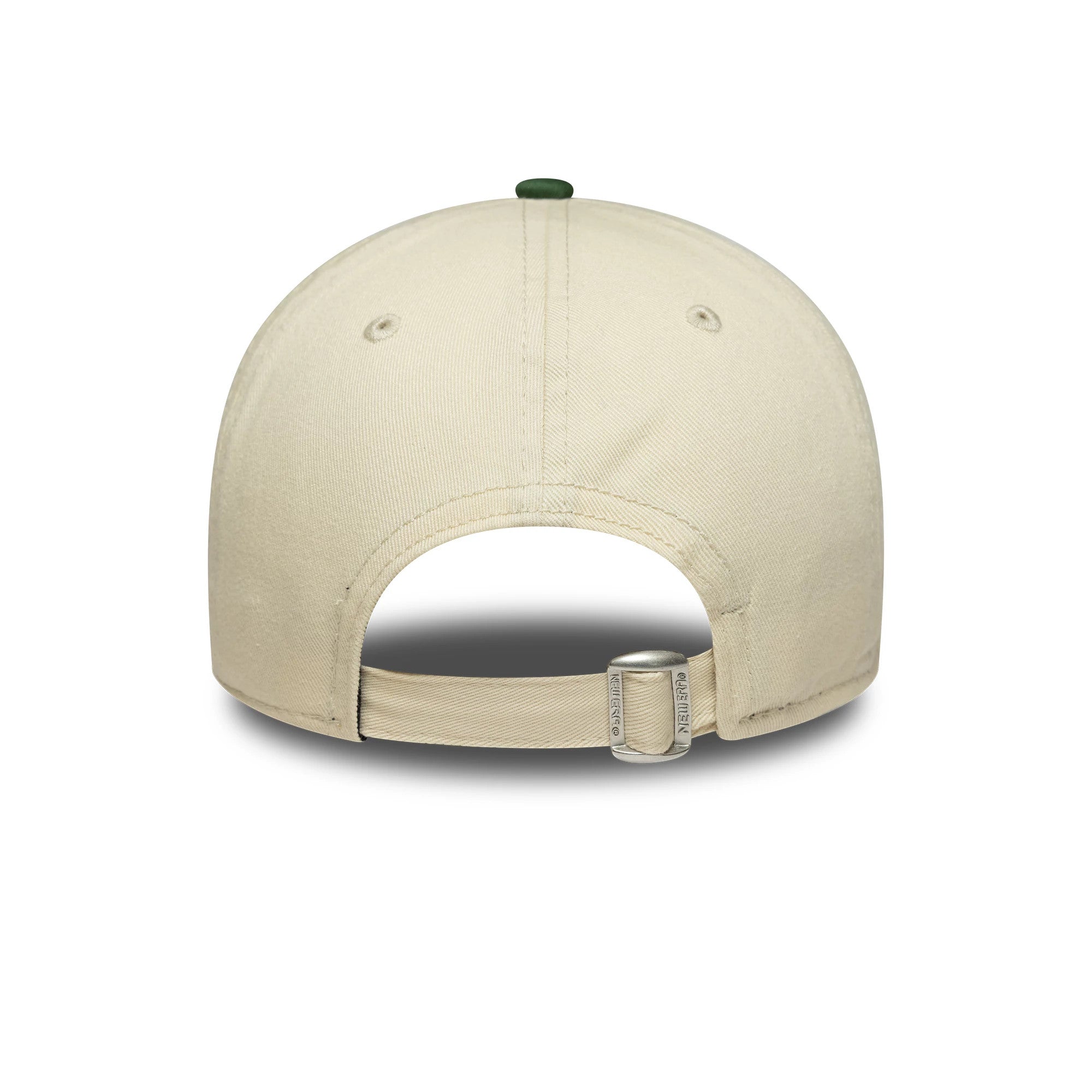 Pictured is this Womens New Era 9TWENTY A-Frame in Cream. 4