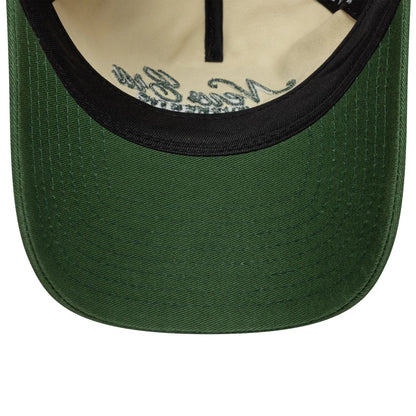 Pictured is this Womens New Era 9TWENTY A-Frame in Dark Green. 5