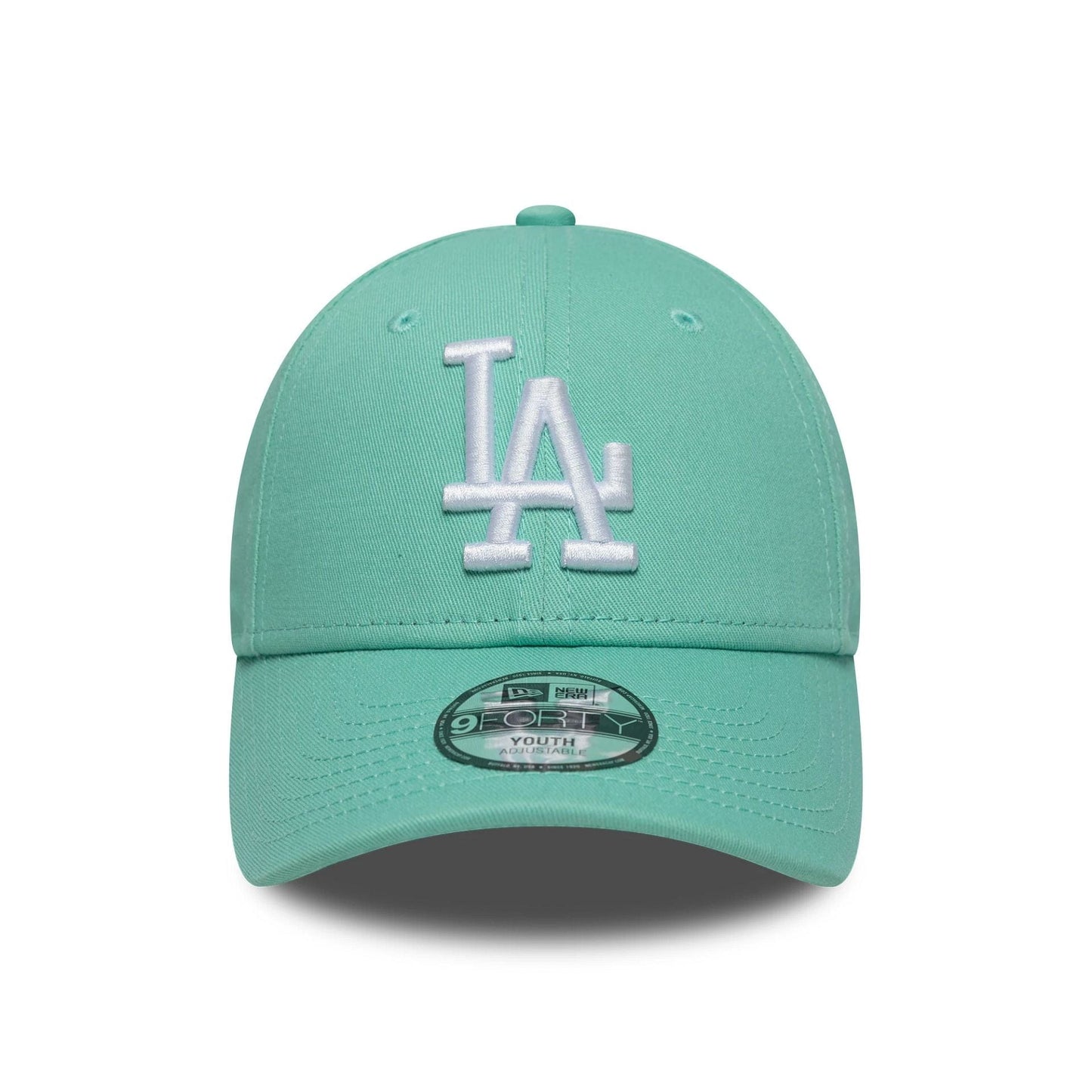 Pictured is this Youth MLB League Essential LA Dodgers 9FORTY in pastel green. 2