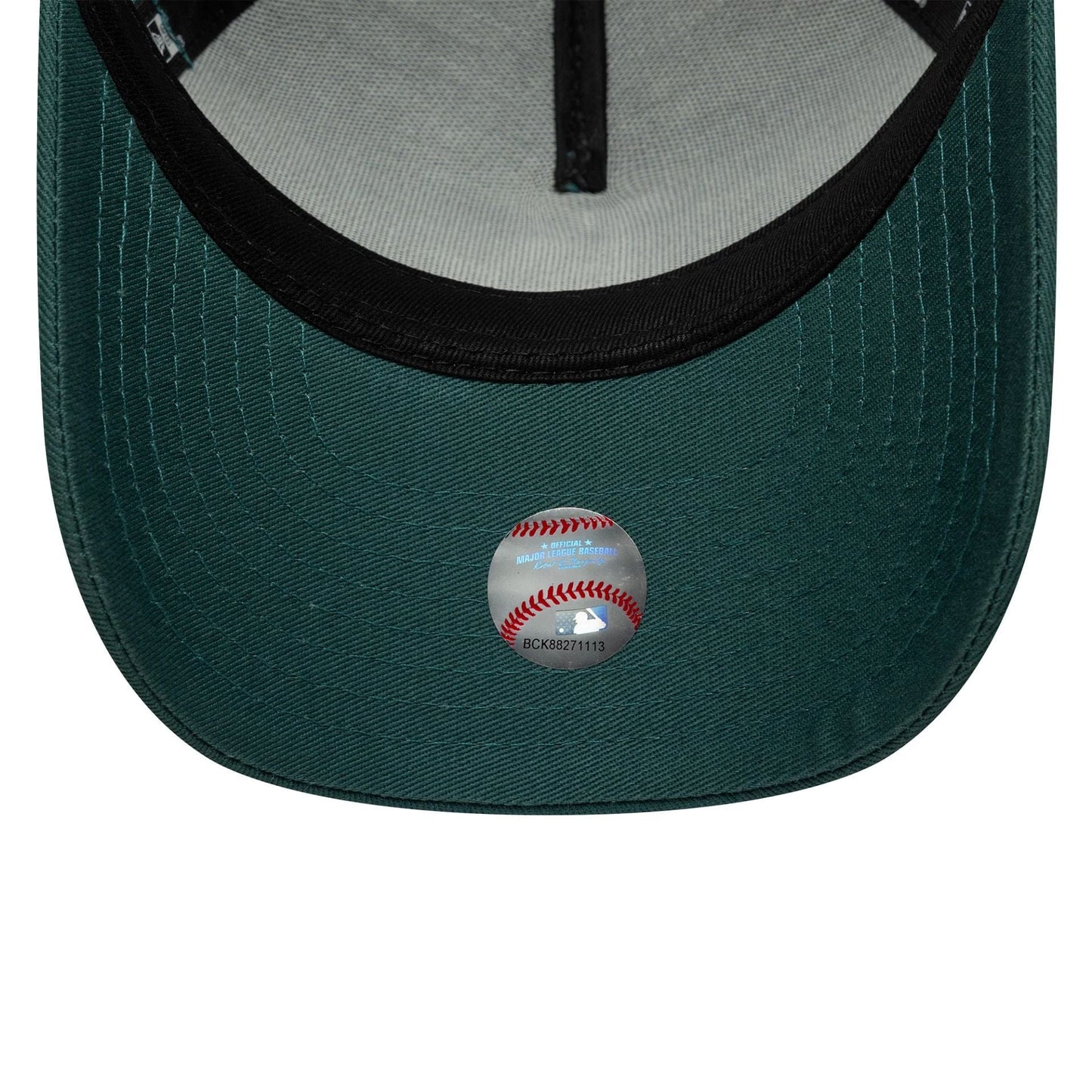 Pictured is this Youth MLB League Essential LA Dodgers 9FORTY A-Frame Trucker in dark green. 5
