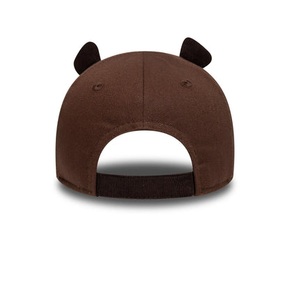 Pictured is this Toddler New Era Cord Ears 9FORTY in brown. 4