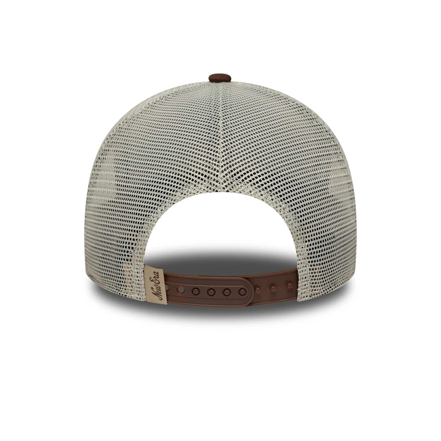 Pictured is this New Era Patch 9FORTY A-Frame Trucker in brown. 4