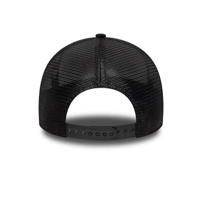 Pictured is this New Era Graphic 9FORTY M-Crown A-Frame Trucker in black. 4