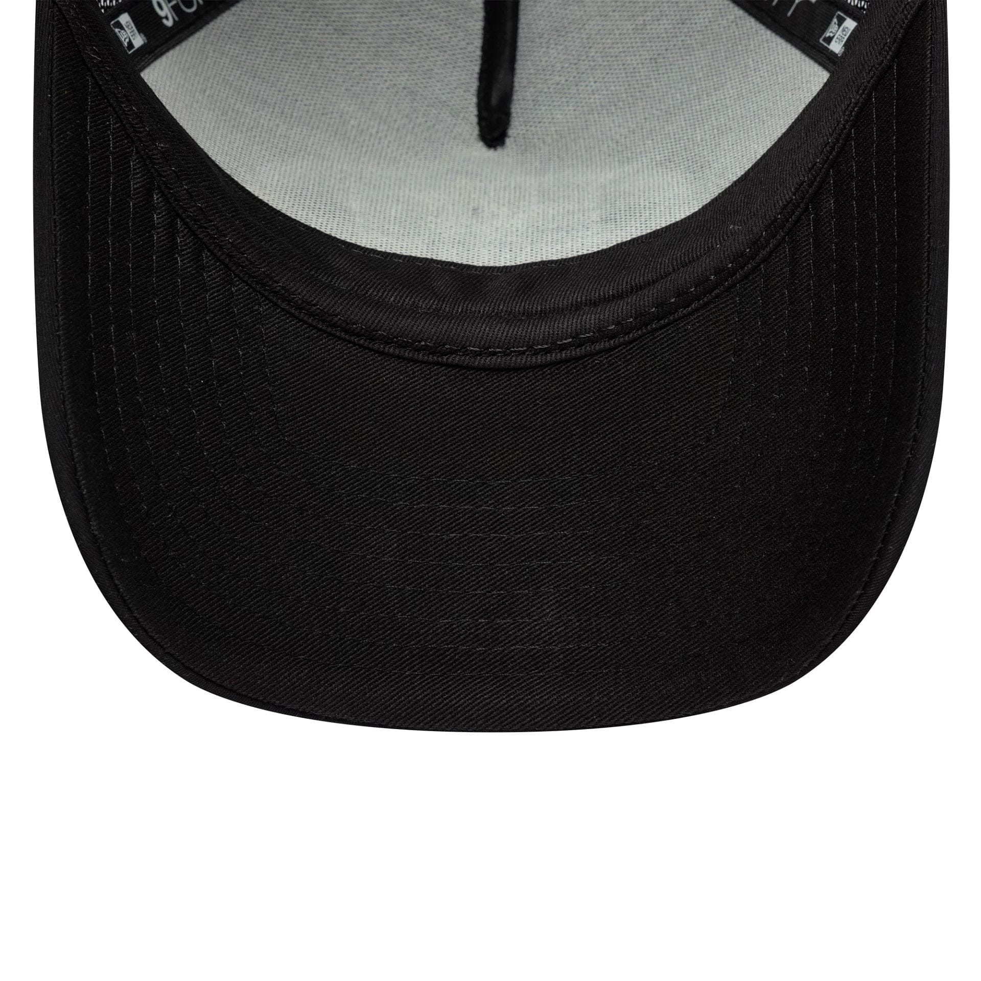 Pictured is this New Era Graphic 9FORTY M-Crown A-Frame Trucker in black. 5