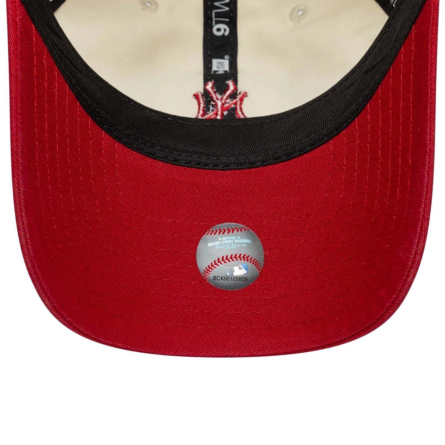 Pictured is this MLB Mini Logo New York Yankees 9TWENTY in Red. 5