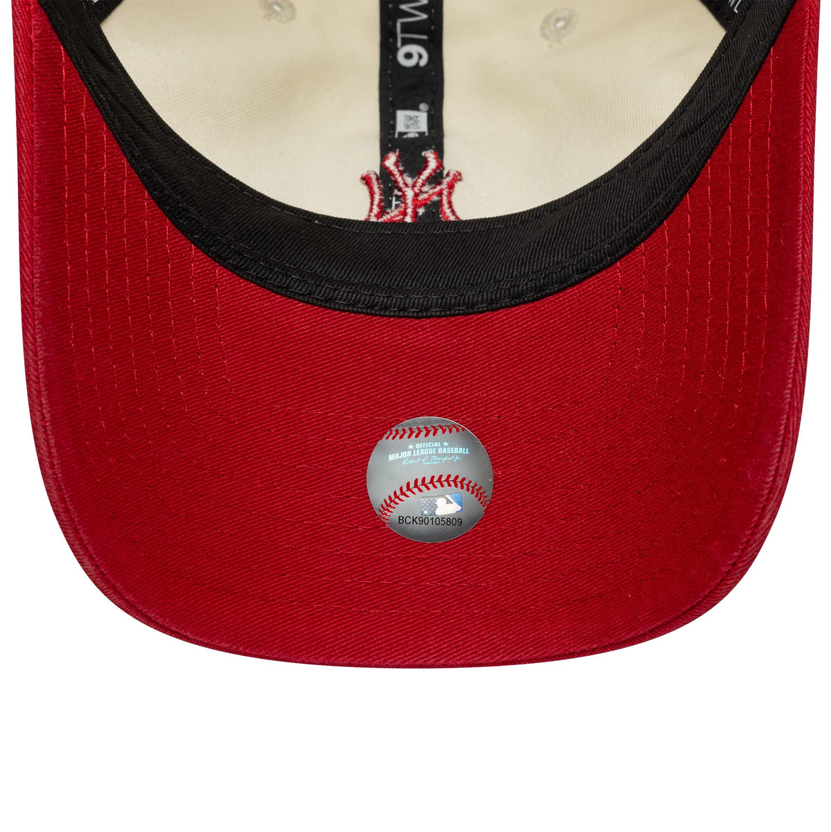 Pictured is this MLB Mini Logo New York Yankees 9TWENTY in Red. 5