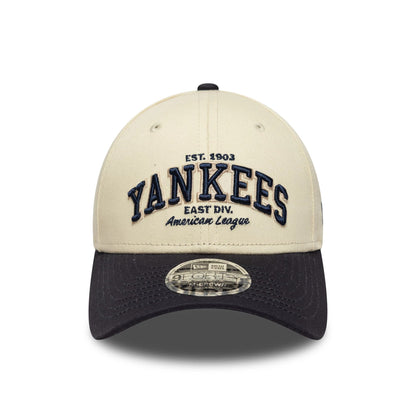 Pictured is this MLB Wordmark New York Yankees 9FORTY M-Crown in Cream 2
