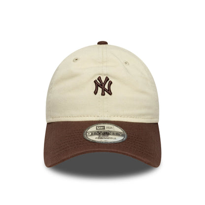 Pictured is this MLB Mini Logo New York Yankees 9TWENTY in Dark Brown. 2