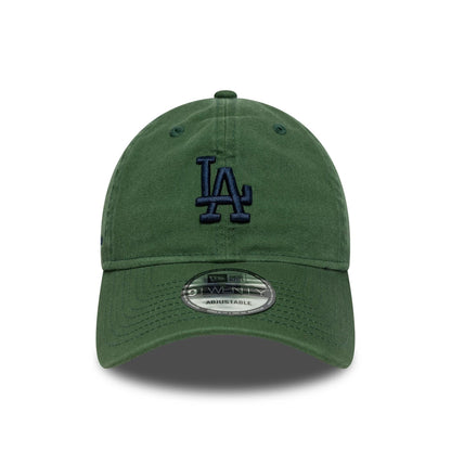 Pictured is this MLB Washed Script LA Dodgers 9TWENTY in dark green. 2