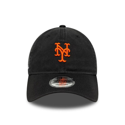Pictured is this MLB Washed Script New York Mets 9TWENTY in black. 2
