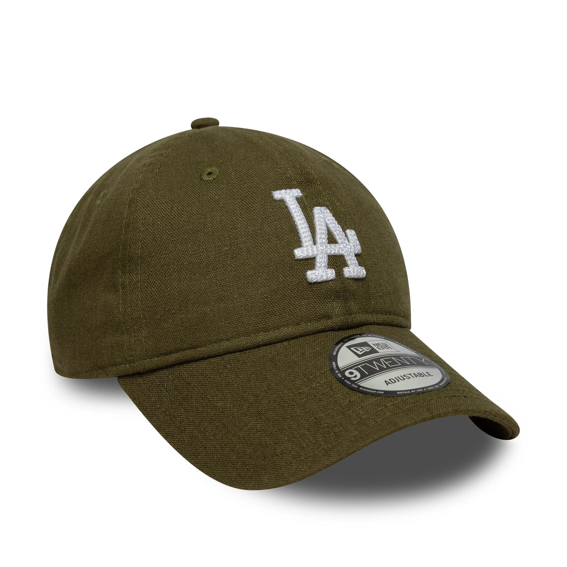 Pictured is this MLB Linen LA Dodgers 9TWENTY cap in green. 3