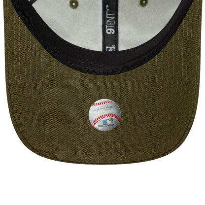 Pictured is this MLB Linen LA Dodgers 9TWENTY cap in green. 5