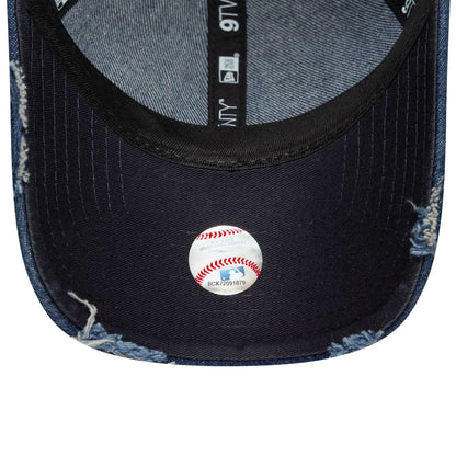 Pictured is this MLB Denim Distressed New York Yankees 9TWENTY in navy. 5