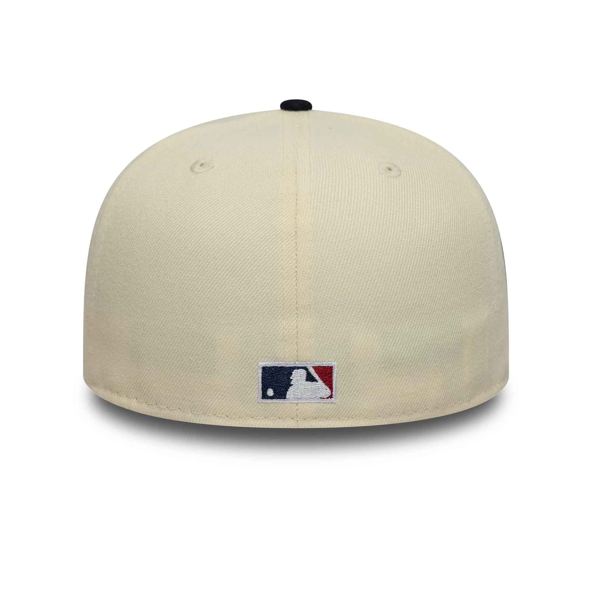 Pictured is this MLB Cooperstown Chicago Cubs Low Profile 59FIFTY Fitted cap in Cream. 4