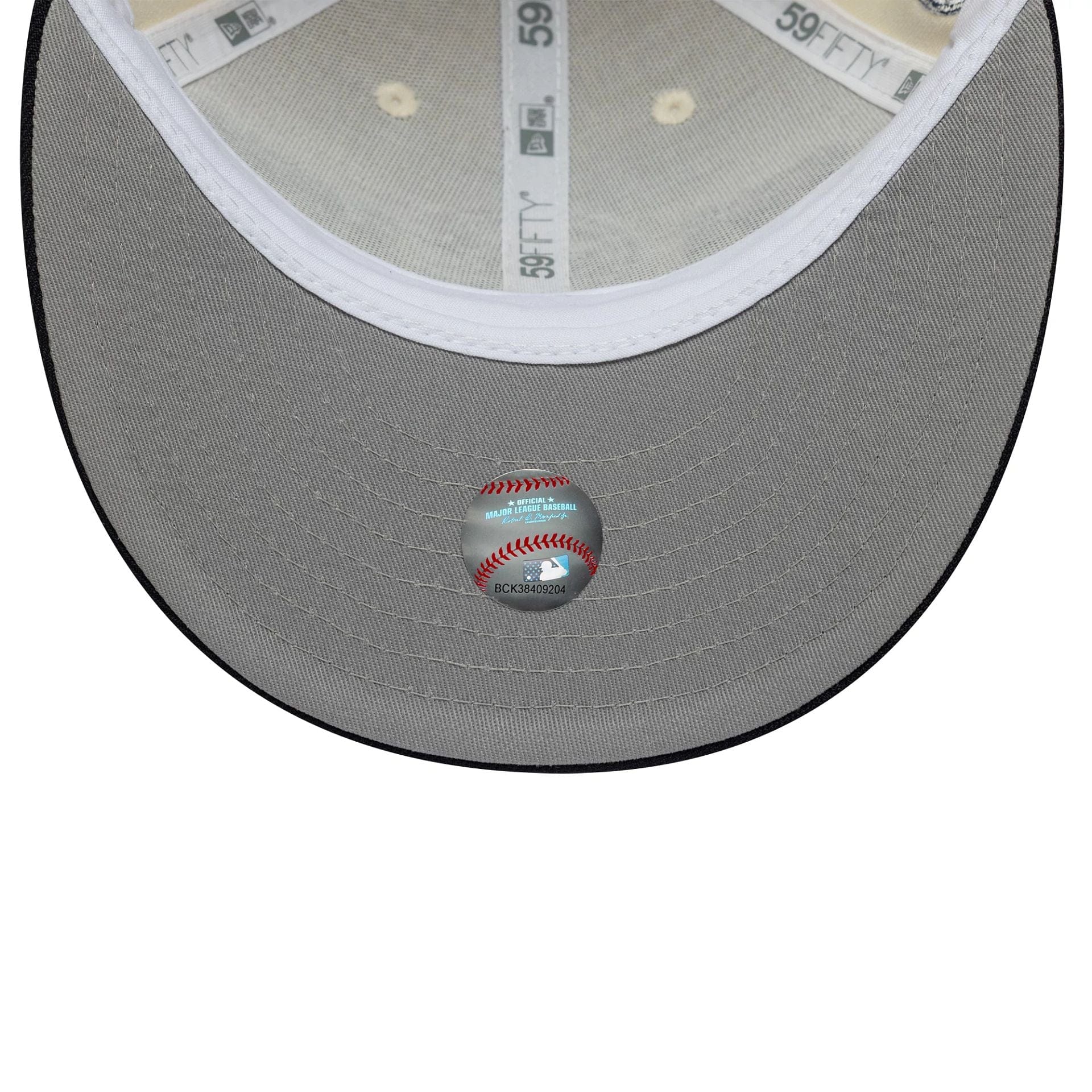 Pictured is this MLB Cooperstown Chicago Cubs Low Profile 59FIFTY Fitted cap in Cream. 5