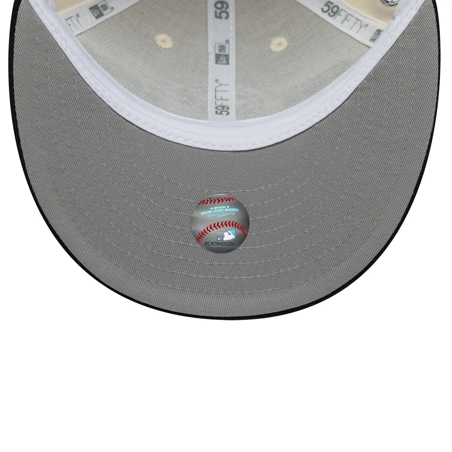 Pictured is this MLB Cooperstown Chicago Cubs Low Profile 59FIFTY Fitted cap in Cream. 5